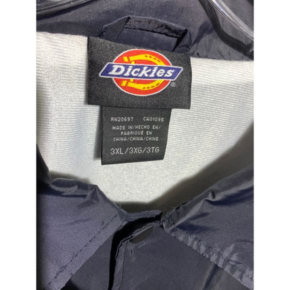 Dickies Men's Snap-Front Nylon Jacket - Picture 3 of 4